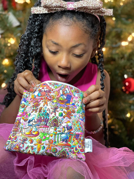 Gingerbread Toons, Reusable Bags