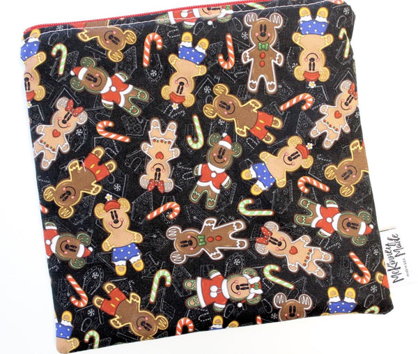 Gingerbread Mouse Black, Reusable Bags