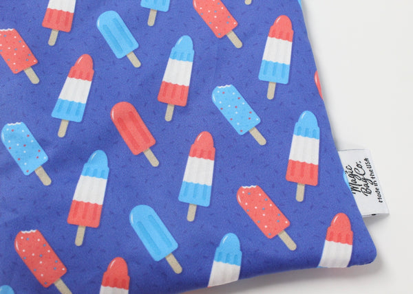 Red White and Blue Popsicles, Reusable Bags