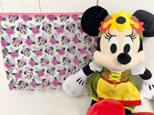 Floral Faces Mrs. Mouse~Petite Essentials Clear Bag