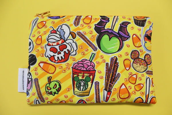 Spooky Snacks Yellow, Reusable Bags